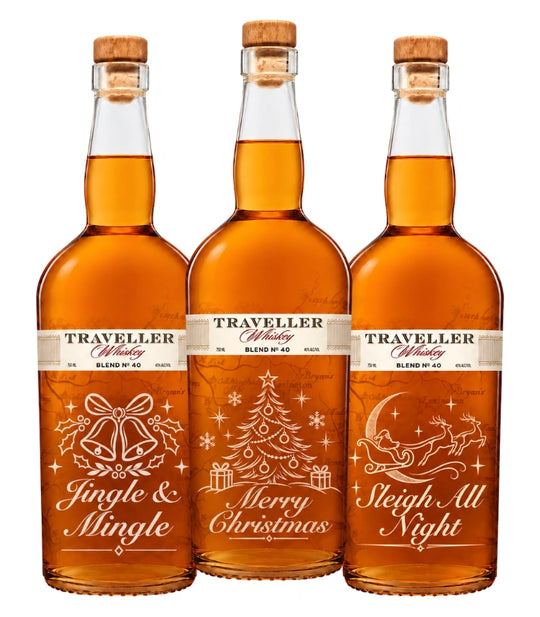 Traveller Whiskey Christmas Engraving Edition 750mL