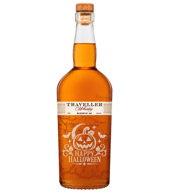 Traveller Whiskey Halloween Engraving Edition 750mL