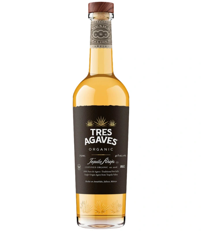 Tres Agaves Organic Tequila Añejo 750mL