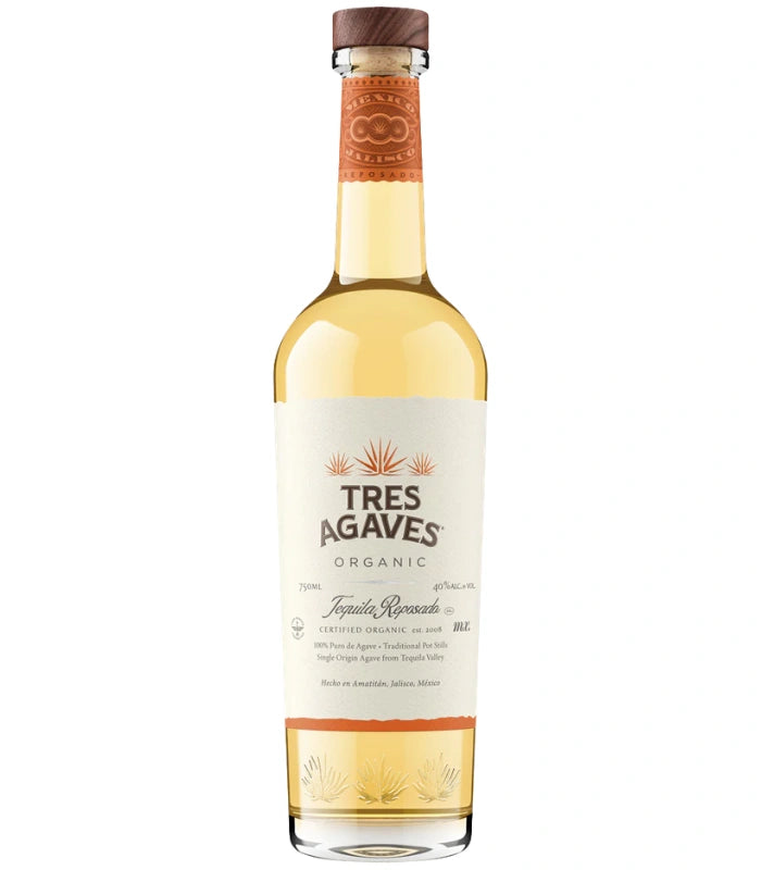 Tres Agaves Organic Tequila Reposado 750mL