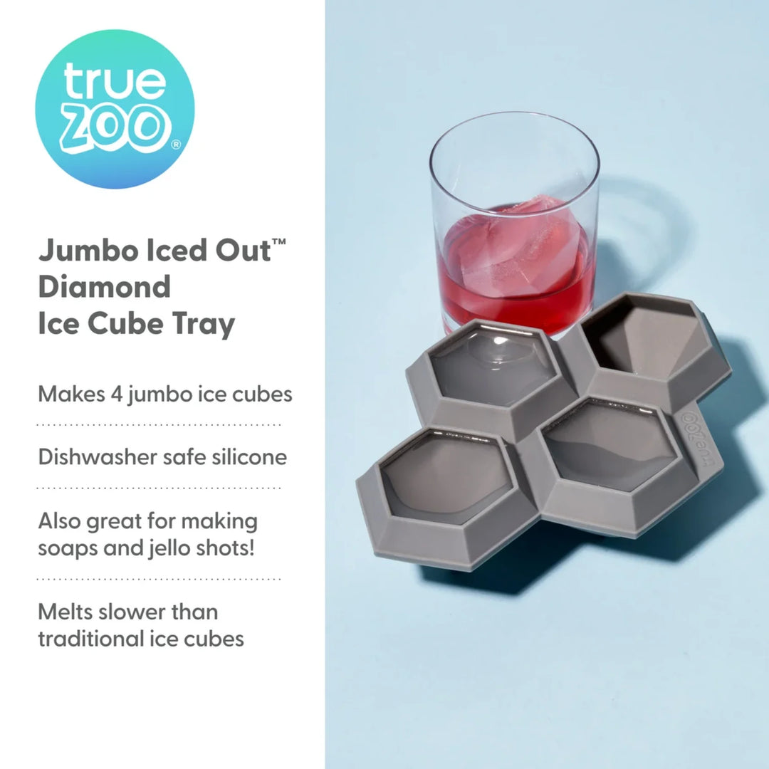 TrueZoo Iced Out Jumbo Diamond Silicone Ice Cube Tray Facts