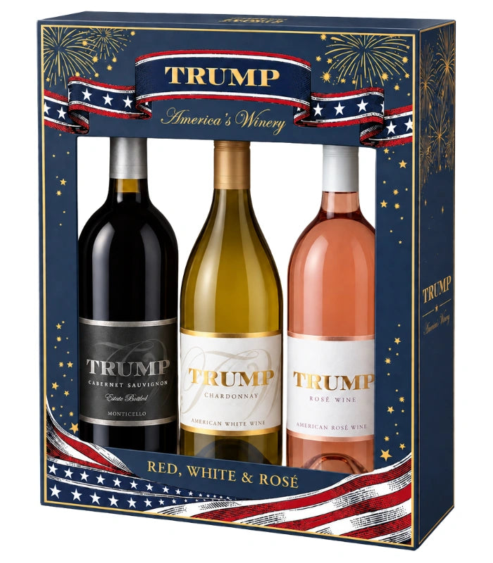 Trump Winery Red, White & Rosé America's 250th Edition Gift Set