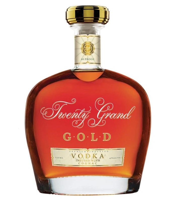 Buy Twenty Grand Gold Vodka Infused with Cognac 750mL Online - The Barrel Tap Online Liquor Delivered