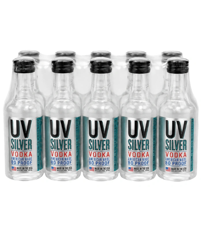 UV Silver Vodka 10-Pack 50mL