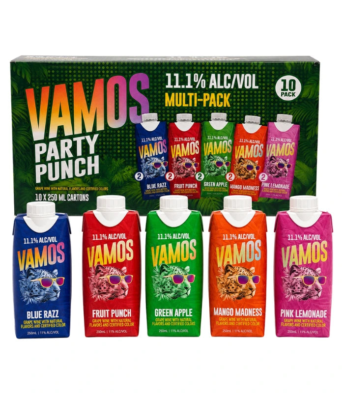 Vamos Party Punch Variety 10 Pack