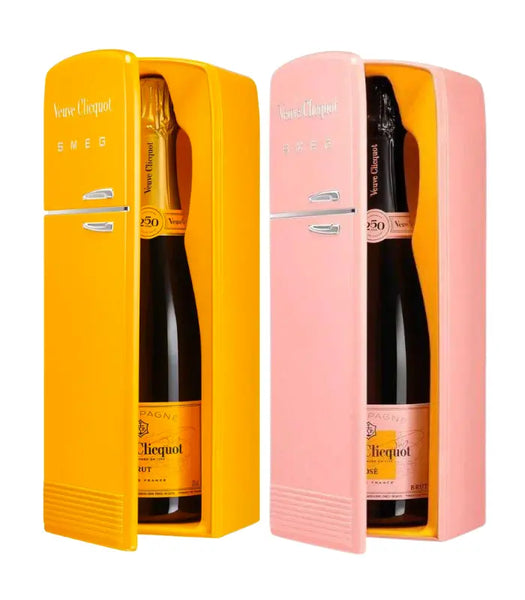 Buy Veuve Clicquot Brut & Rose SMEG Fridge Gift Box Bundle Online