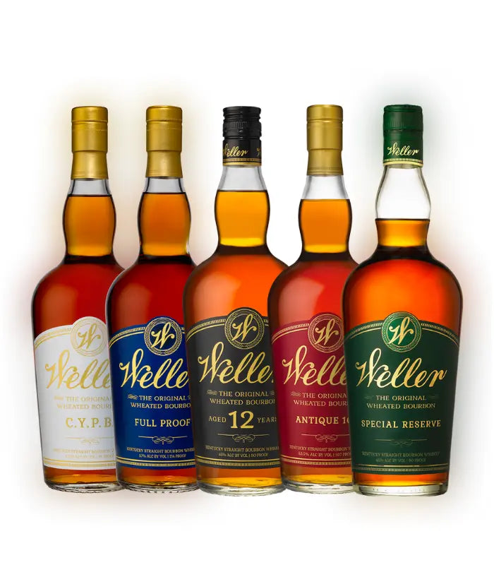 Weller Buy W.L. Weller 5 Bottle Bourbon Bundle Online | The Barrel Tap