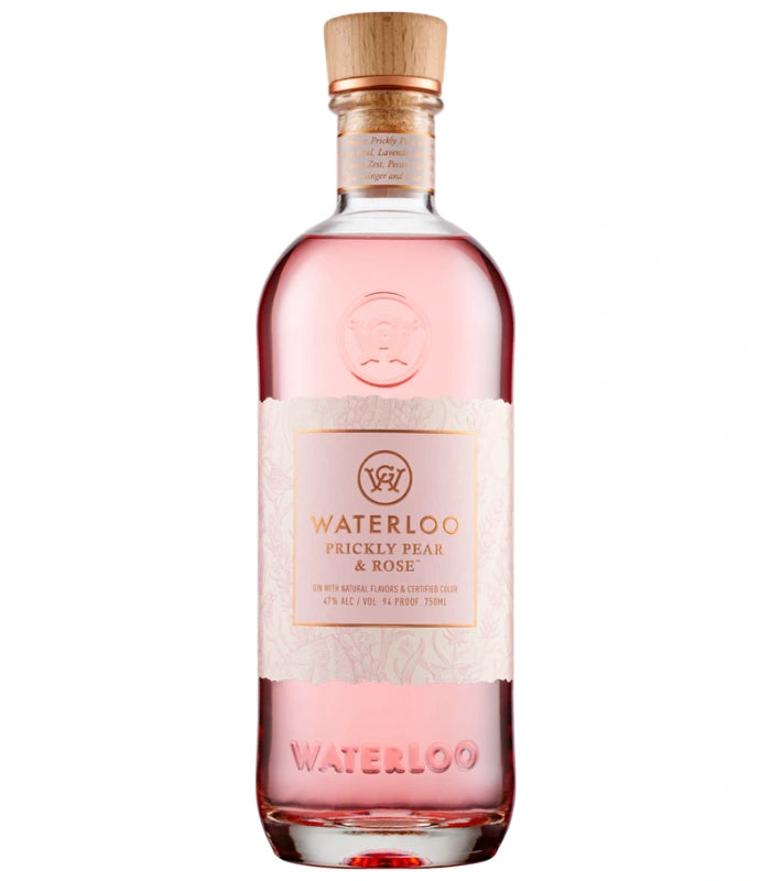 Waterloo Prickly Pear & Rose Gin 750mL
