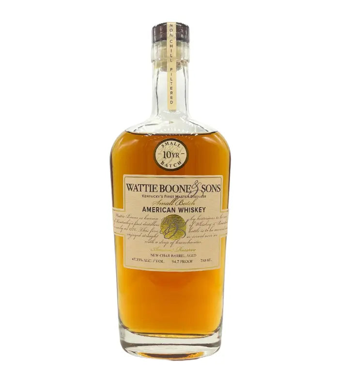Wattie Boone & Sons 10 Year Ancient Reserve Small Batch American Whiskey 750mL