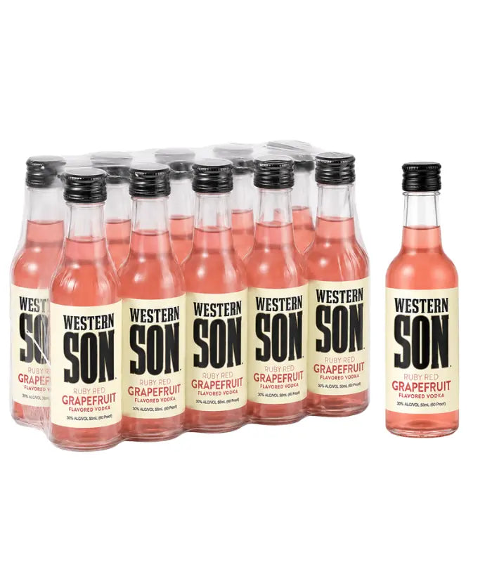 Western Son Grapefruit Vodka Shooters (10 x 50mL)