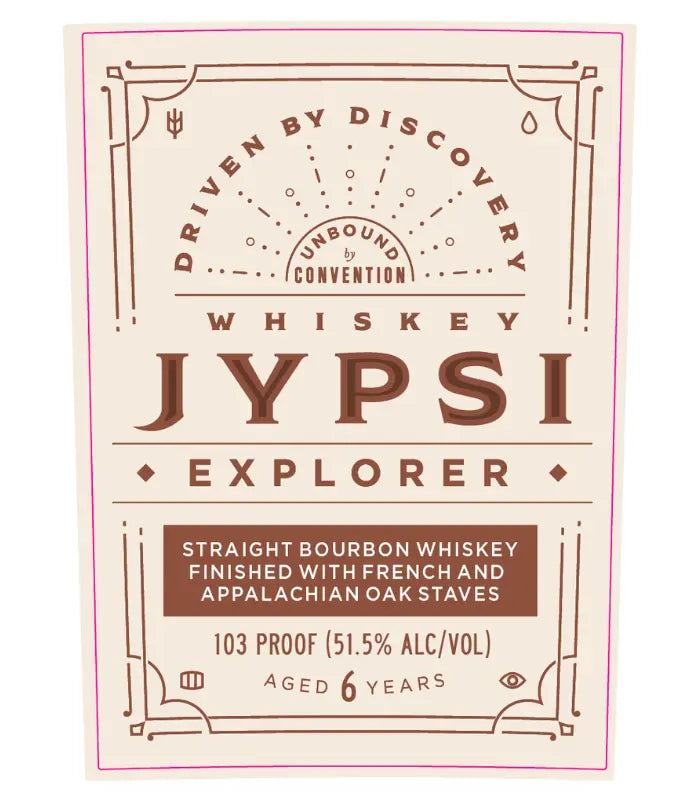 Whiskey JYPSI Explorer Bourbon by Eric Church 750mL