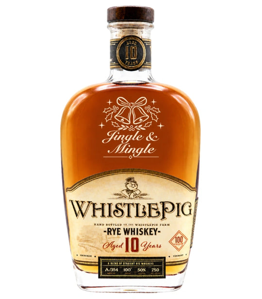 WhistlePig 10 Year Christmas Engraving Edition 750mL