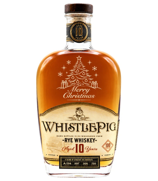 WhistlePig 10 Year Christmas Engraving Edition 750mL