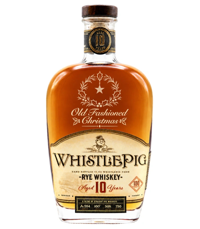 WhistlePig 10 Year Christmas Engraving Edition 750mL
