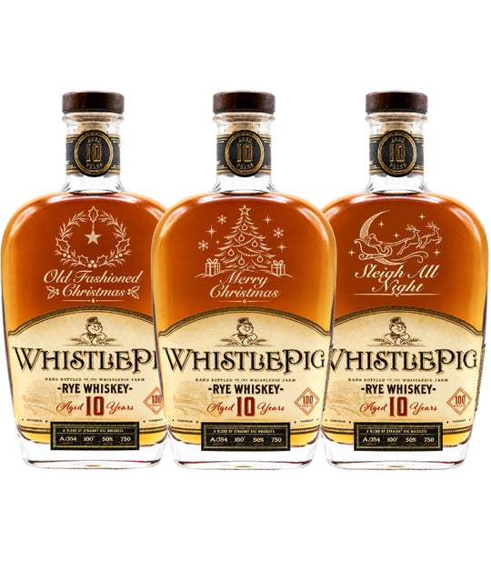 WhistlePig 10 Year Christmas Engraving Edition 750mL