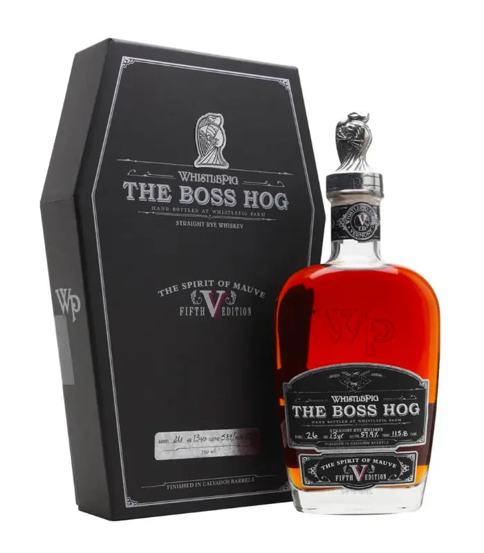 WhistlePig The Boss Hog V The Spirit of Mauve Rye Whiskey