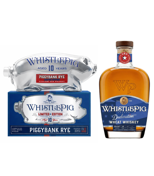 WhistlePig America's 250th Anniversary Piggybank & Declaration