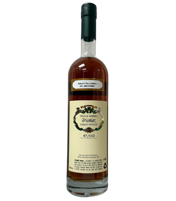 Willett Family Estate 11 Year Single Barrel Rye #6219 "Whatcha Gonna Do, Brother!" 135.6 Proof
