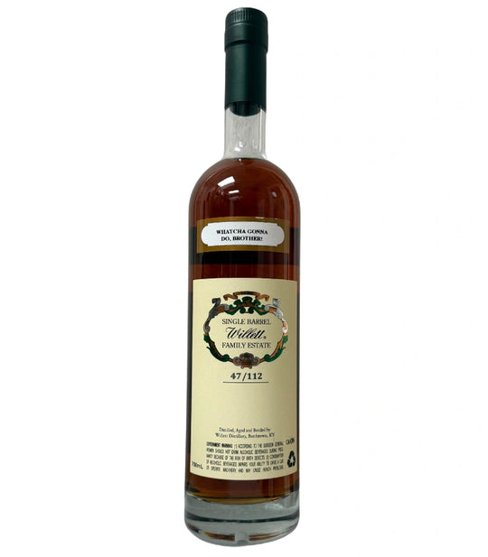 Willett Family Estate 11 Year Single Barrel Rye #6219 "Whatcha Gonna Do, Brother!" 135.6 Proof