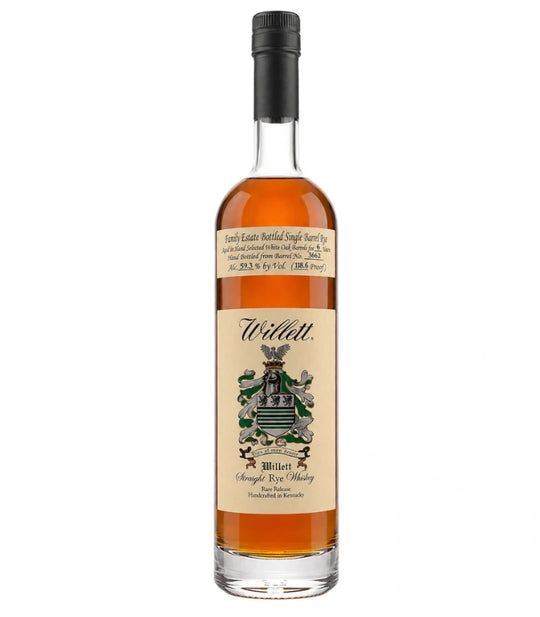 Willett Family Estate 6 Year Single Barrel Rye #3662 "Celebrity Shot" 118.6 Proof