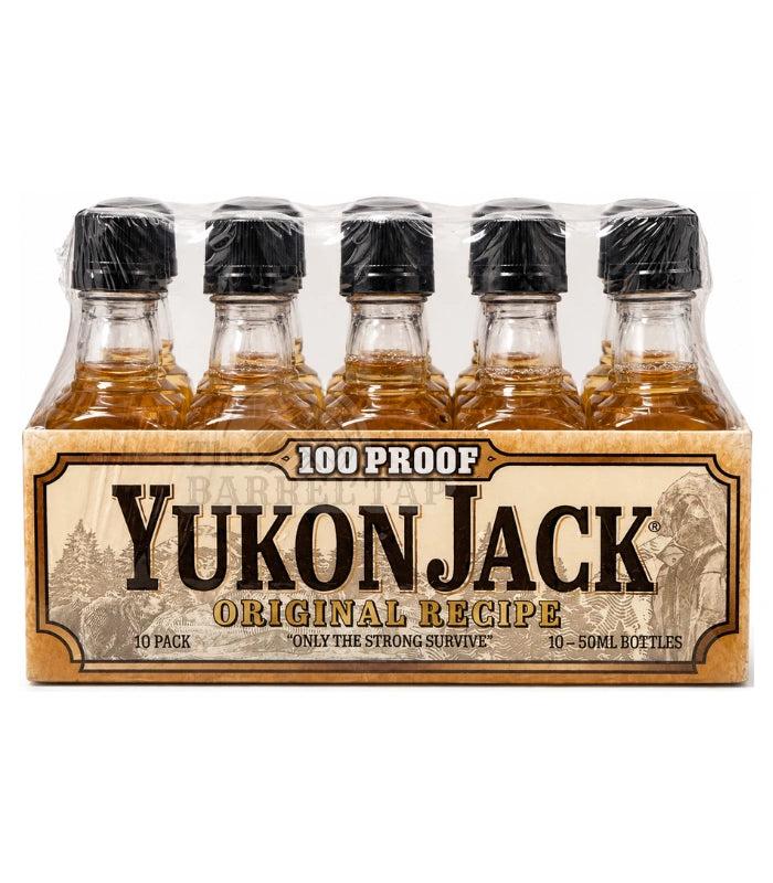 Yukon Jack Original Recipe Liqueur Mini Shooters (10 x 50mL)