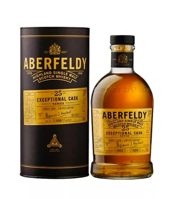 Buy Aberfeldy 25 Year Limited Edition Exceptional Cask Series Scotch Whiskey 750mL Online - The Barrel Tap Online Liquor Delivered