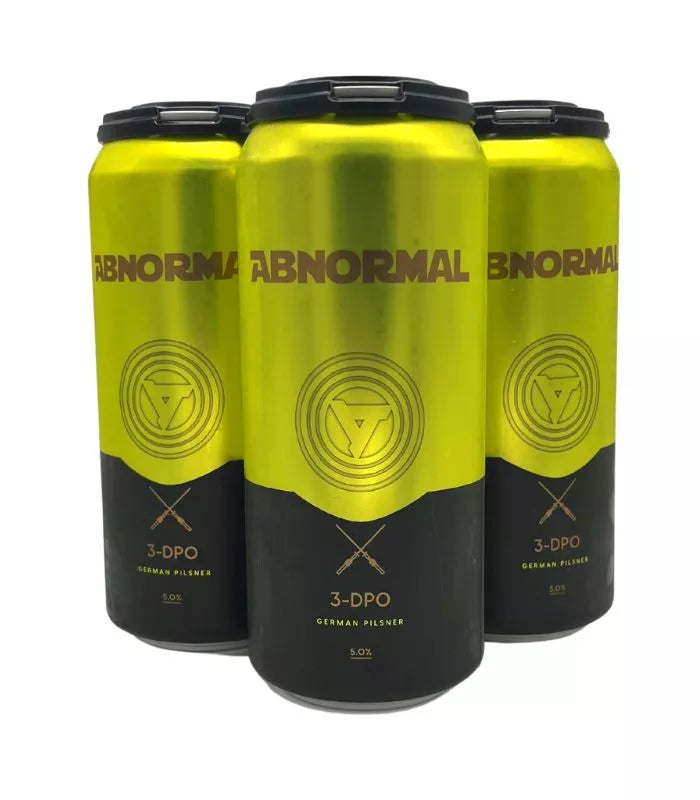 Buy Abnormal Brewing - 3-DPO German Pilsner 4-Pack Online - The Barrel Tap Online Liquor Delivered