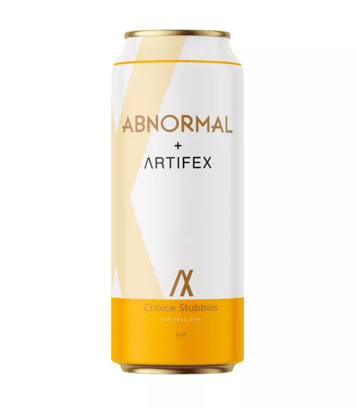 Buy Abnormal Brewing x Artifex Choice Stubbies TDH Cold DIPA 4-Pack Online - The Barrel Tap Online Liquor Delivered