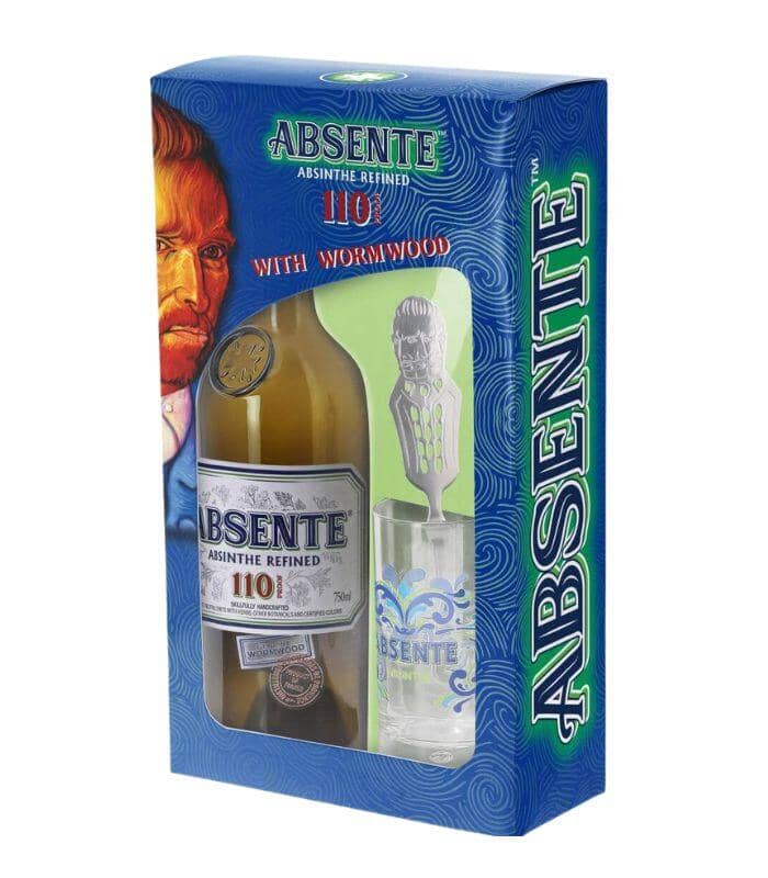 Buy Absente Van Gogh Absinthe 110 Proof Wormwood w/ Collector Glass and Spoon Gift Set Online - The Barrel Tap Online Liquor Delivered