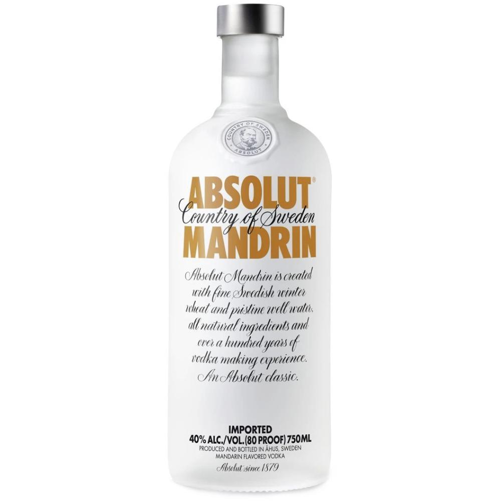 Buy Absolut Mandrin Vodka 750mL Online - The Barrel Tap Online Liquor Delivered