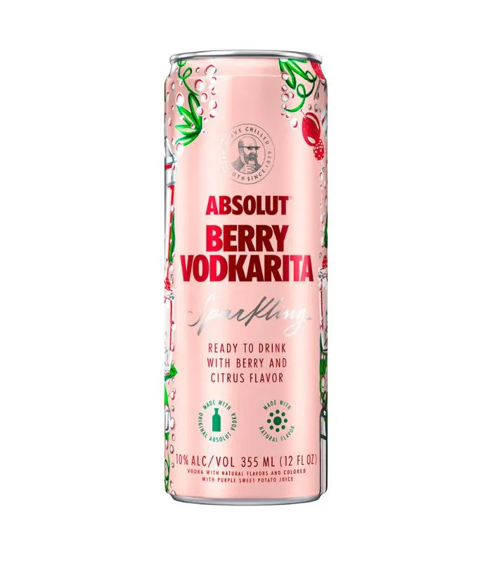 Buy Absolut Ready To Drink Berry Vodkarita 4 Pack Cans Online - The Barrel Tap Online Liquor Delivered