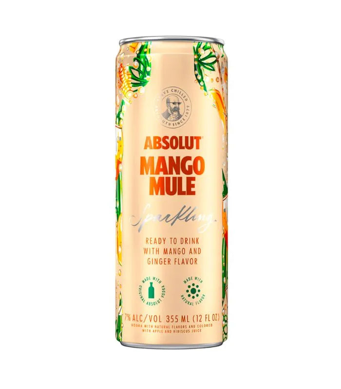 Buy Absolut Ready To Drink Mango Mule 4 Pack Cans Online - The Barrel Tap Online Liquor Delivered