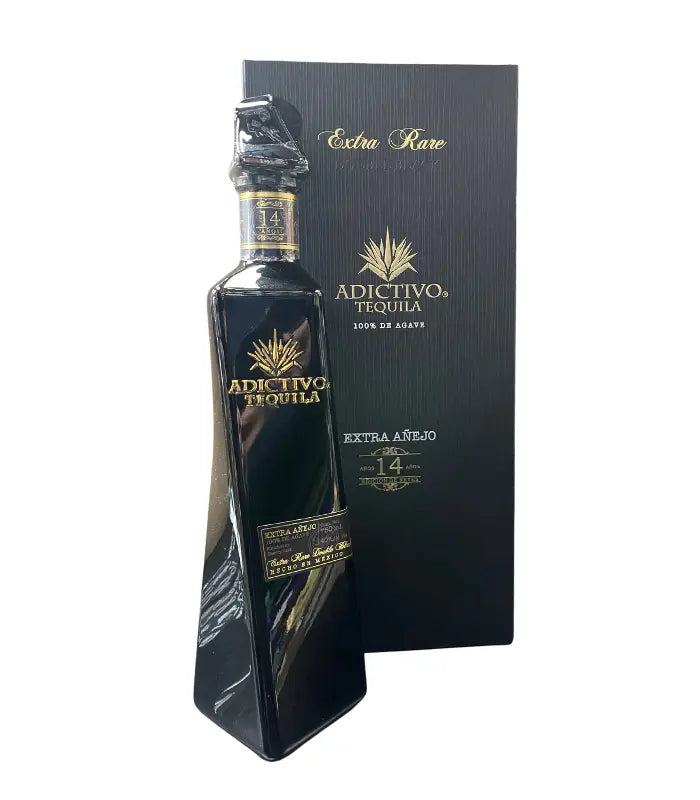 Buy Adictivo 14 Years Extra Rare Double Black Extra Anejo King's Edition Tequila 750mL Online - The Barrel Tap Online Liquor Delivered