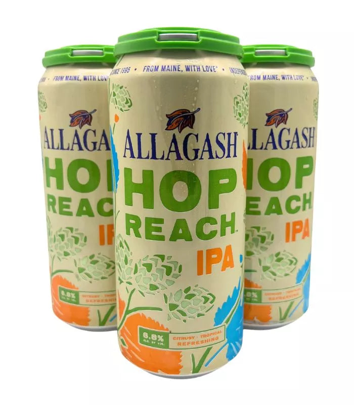 Buy Allagash Hop Reach IPA 4-Pack Online - The Barrel Tap Online Liquor Delivered