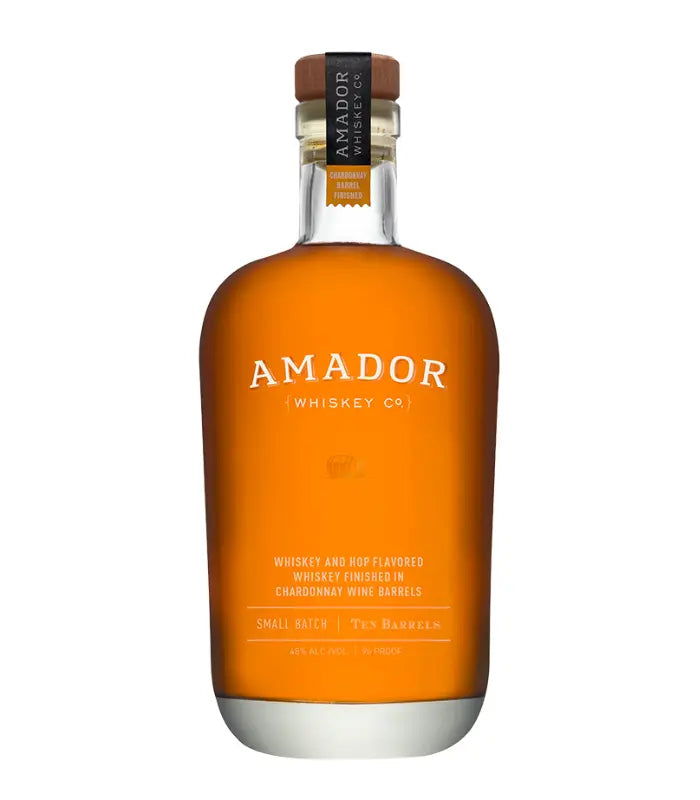 Buy Amador Whisey Co Chardonnay Barrel Finish Hop Whiskey 750mL Online - The Barrel Tap Online Liquor Delivered