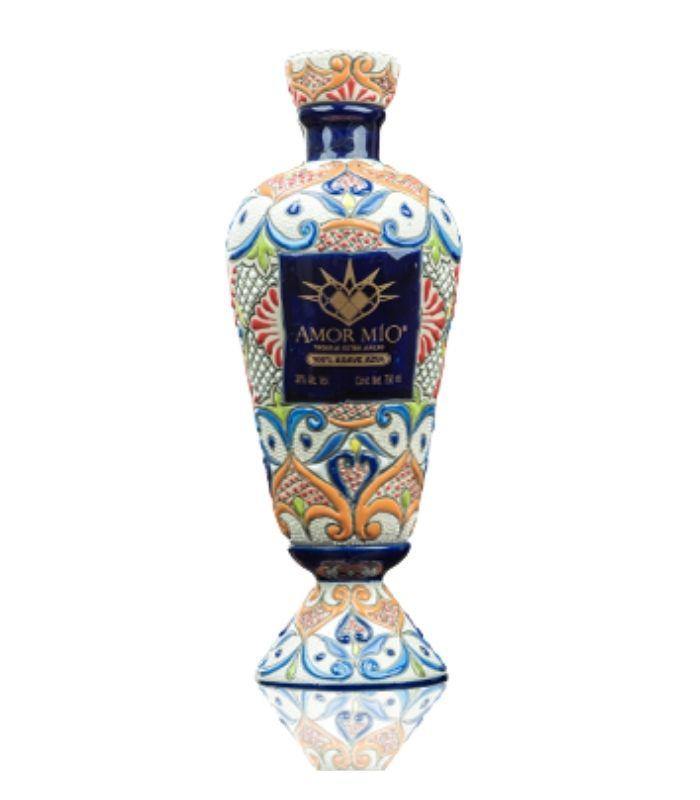 Buy Amor Mio Extra Anejo Ceramic Tequila 750mL Online - The Barrel Tap Online Liquor Delivered