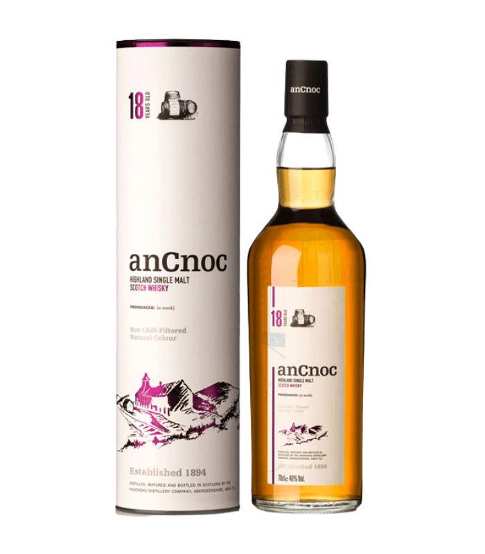 Buy AnCnoc 18 Years Old Scotch Whiskey 750 mL Online - The Barrel Tap Online Liquor Delivered