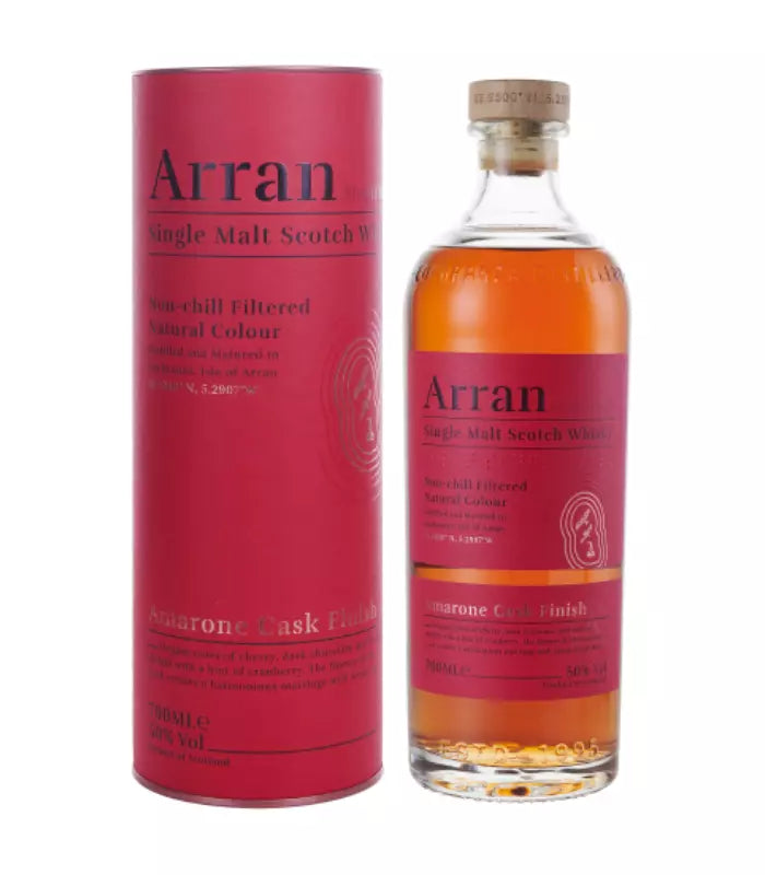 Buy Arran Amarone Cask Finish Single Malt Scotch 700mL Online - The Barrel Tap Online Liquor Delivered