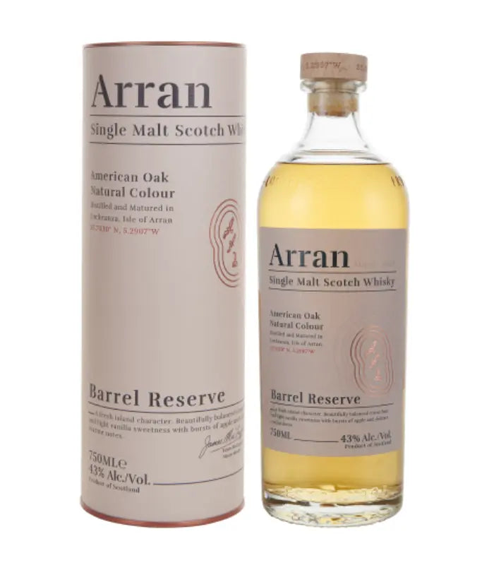 Buy Arran Barrel Reserve Single Malt Scotch 700mL Online - The Barrel Tap Online Liquor Delivered