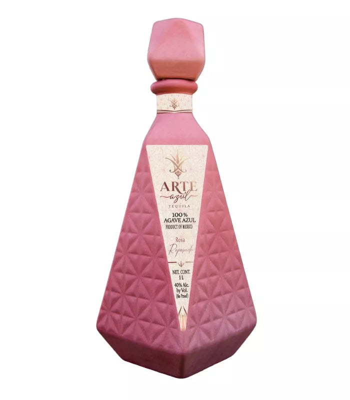 Buy Arte Azul Rosa Reposado Ceramic Tequila 1L Online - The Barrel Tap Online Liquor Delivered