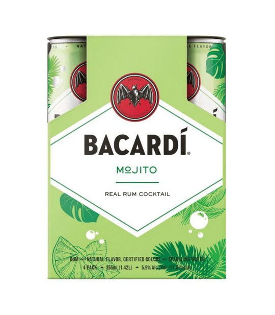 Buy Bacardi Ready To Drink Mojito 4 Pack Cans Online Liquor The