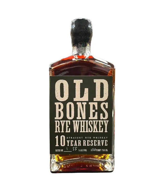 Buy Backbone Old Bones 10 Year Reserve Straight Rye Whiskey 750mL Online - The Barrel Tap Online Liquor Delivered