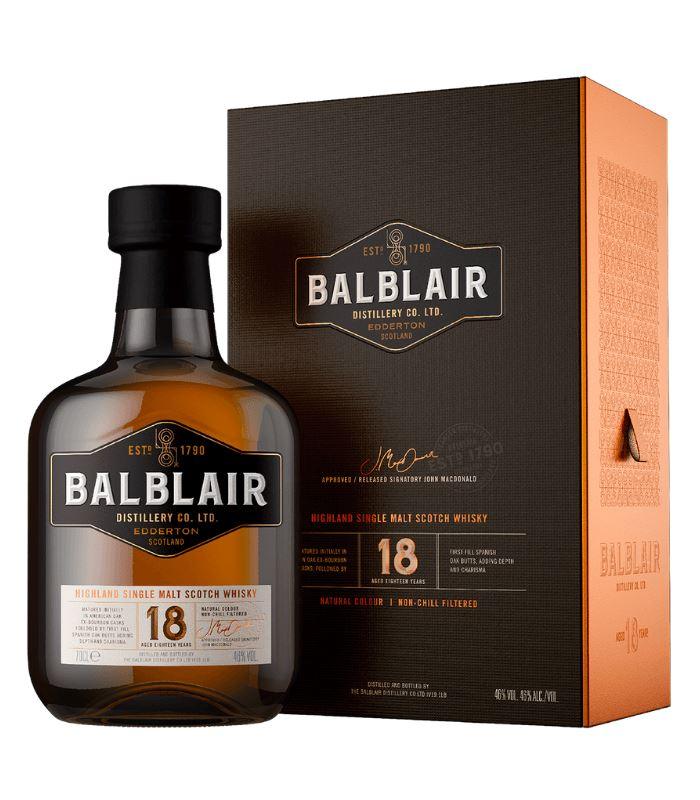Buy Balblair 18 Year Highland Single Malt Scotch Whiskey 750mL Online - The Barrel Tap Online Liquor Delivered