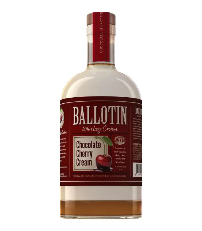 Buy Ballotin Chocolate Cherry Cream Whiskey 750mL Online - The Barrel Tap Online Liquor Delivered
