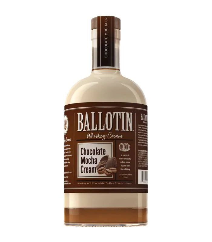 Buy Ballotin Chocolate Mocha Cream Whiskey 750mL Online - The Barrel Tap Online Liquor Delivered