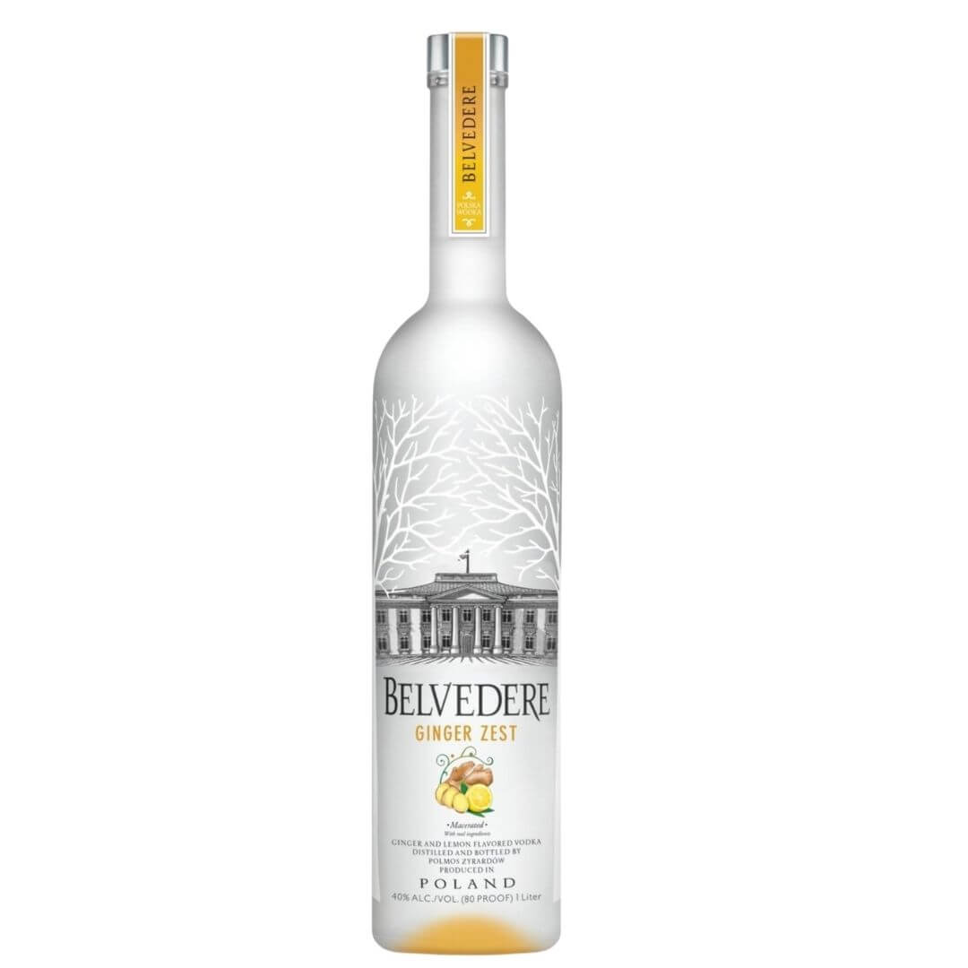 Buy Belvedere Ginger Zest Vodka 1L Online - The Barrel Tap Online Liquor Delivered