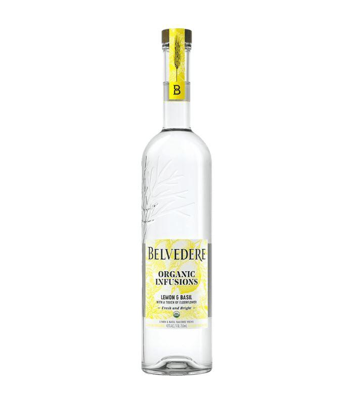 Buy Belvedere Organic Infusions Lemon & Basil Vodka 750mL Online - The Barrel Tap Online Liquor Delivered