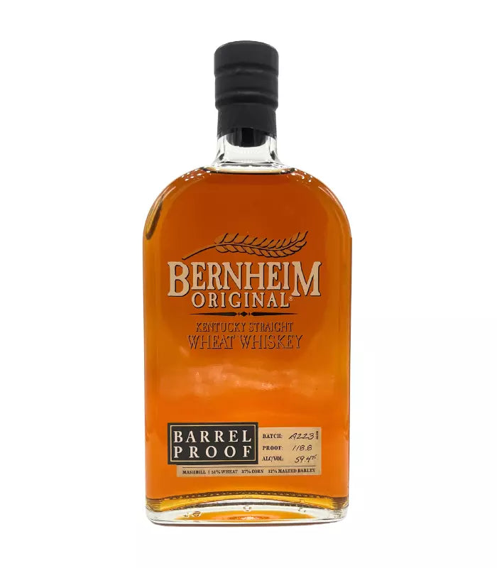 Buy Bernheim Barrel Proof Original Wheat Whiskey Batch A223 Online - The Barrel Tap Online Liquor Delivered