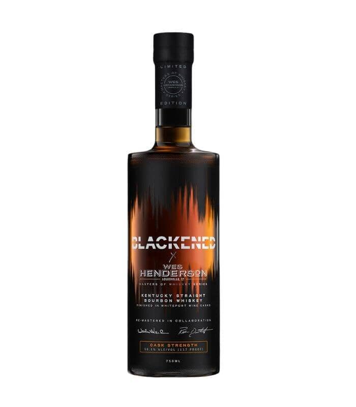 Buy Blackened X Wes Henderson Kentucky Straight Bourbon Whiskey Finished in White Port Wine Casks 750mL Online - The Barrel Tap Online Liquor Delivered