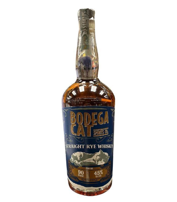 Buy Bodega Cat Straight Rye Whiskey 750mL Online - The Barrel Tap Online Liquor Delivered